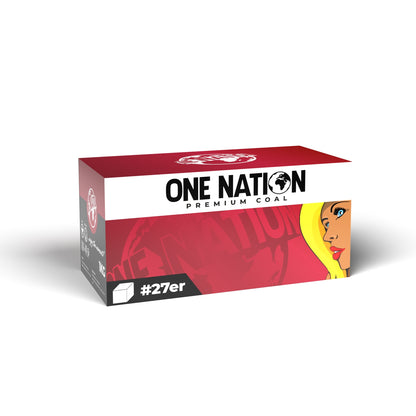 Въглени за Наргиле ONE NATION Premium Shisha Cubes #27er